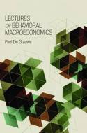 lectures on behavioral macroeconomics. 9780691147390