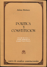 Política y Constitución. 9788425908095