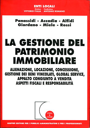 La gestione del patrimonio immobiliare