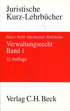 Verwalgunsrecht. Band I. 9783406456831