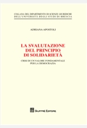 La svalutazione del principio di solidarietà