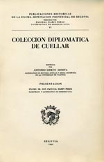 Coleccion diplomática de Cuellar