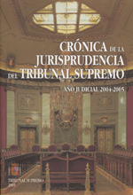 Crónica de la jurisprudencia del Tribunal Supremo. 9788496518179