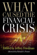 What caused the financial crisis