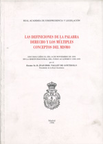 Las definiciones de la palabra derecho y los múltiples conceptos del mismo. 100070443