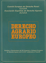 Derecho agrario europeo. 9788475804316