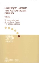 Los mercados laborales y las políticas sociales en Europa. 9788484173717