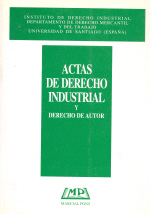 Actas de derecho industrial y derecho de autor. Tomo XVII (1996). 9788472484566