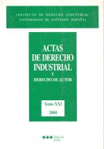 Actas de derecho industrial y derecho de autor. Tomo XXI (2000). 9788472489073
