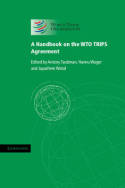 A handbook on the WTO TRIPS agreement