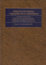 Derecho de familia y Registro de la Propiedad. 9788495240606