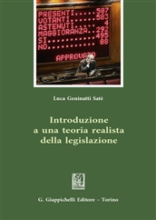 Introduzione a una teoria realista della legislazione. 9788834826645