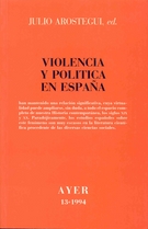 Violencia y política en España. 9788487827136