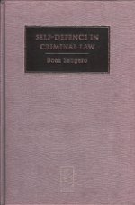 Self-defence in criminal Law. 9781841136073