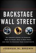 Backstage Wall Street