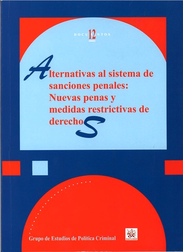 Alternativas al sistema de sanciones penales