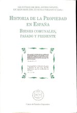 Historia de la propiedad en España. 9788495240545