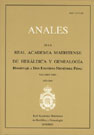 Anales de la Real Academia Matritense de Heráldica y Genealogía