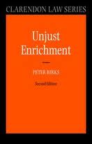 Unjust enrichment. 9780199276981