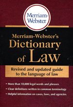 Merriam-Webster's Dictionary of Law