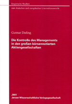 Die Kontrolle des Managements in den großen börsennotierten Aktiengesellschaften. 9783866532069