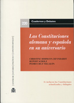 Las Constituciones alemana y española en su aniversario. 9788425915314