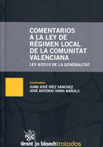 Comentarios a la Ley de Régimen Local de la Comunitat Valenciana. 9788490046043
