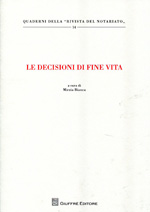 Le decisioni di fine vita. 9788814157462