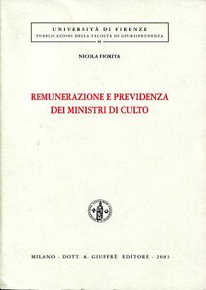 Remunerazione e previdenza dei ministri di culto. 9788814102745