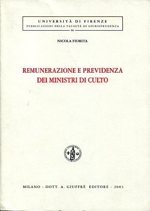 Remunerazione e previdenza dei ministri di culto. 9788814102745