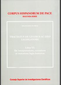 Tractatus de Legibus ac Deo Legislatore. 9788400096113