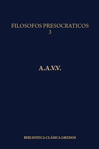 Filósofos Presocráticos (III). 9788424935429