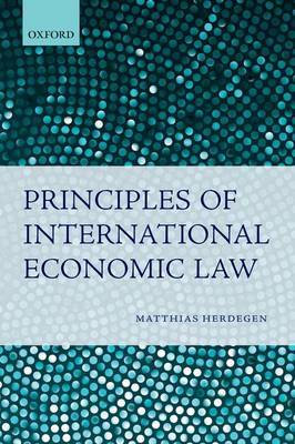 Principles of international economic Law. 9780199579877