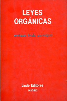 Leyes orgánicas. 9788487676000