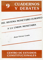 Del sistema monetario europeo a la Union Europea. 9788425907920