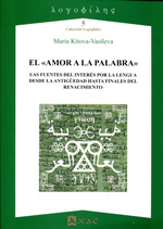 El «amor a la palabra». 9788492658275