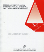 Derecho, instituciones y Hacienda Pública en España. 9788484811107