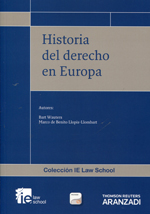 Historia del Derecho en Europa. 9788490149140