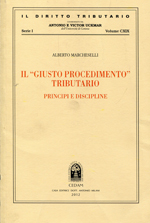 Il "giusto procedimento" tributario. 9788813334635