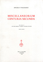 Miscellaneorum centuria secunda. 9788822222817
