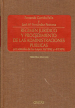 Régimen Jurídico y Procedimiento de las Administraciones Públicas