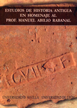 Estudios de Historia Antigua en homenaje al prof. Manuel Abilio Rabanal. 9788447213993