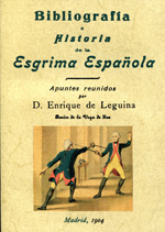 Bibliografía  e historia de la esgrima española