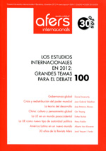 Los estudios internacionales en 2012: grandes temas para el debate