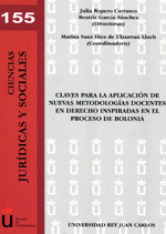 Claves para la aplicación de nuevas metodologías docentes en Derecho inspiradas en el Proceso de Bolonia. 9788415455721