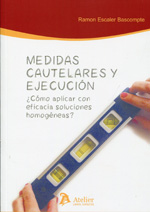 Medidas cautelares y ejecución. 9788415690108