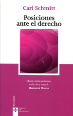 Posiciones ante el Derecho. 9788430954926