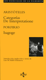 Categorías. De Interpretatione/ Aristóteles.  Isagoge/ Porfirio. 9788430956050