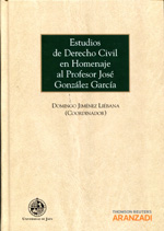 Estudios de Derecho Civil en homenaje al profesor José González García. 9788490144091