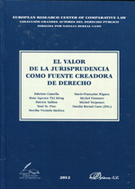 El valor de la jurisprudencia como fuente creadora de Derecho. 9788490310618